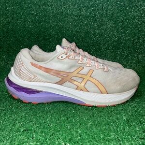 Asics GT 2000 11 Womens Size 8.5 White Purple Comfort Running Sneakers Gym Shoes
